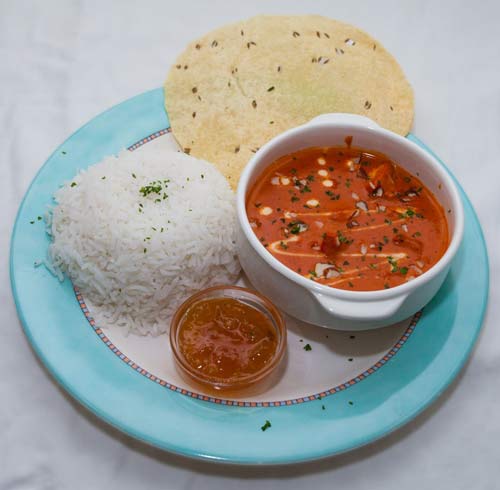 Simply Indian Motueka lunch time special